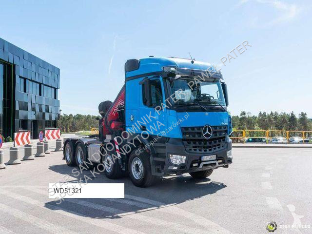 Влекач Mercedes MERCEDES BENZ 3251 8x4 Fassi F...