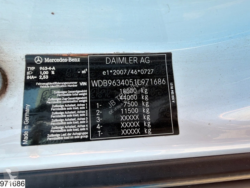 جرار Mercedes 1843 EURO 6, Retarder, Lohr