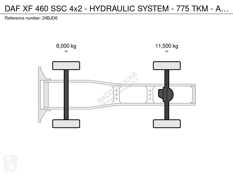 Trekker DAF SSC 4x2 - HYDRAULIC SYSTEM - 775...