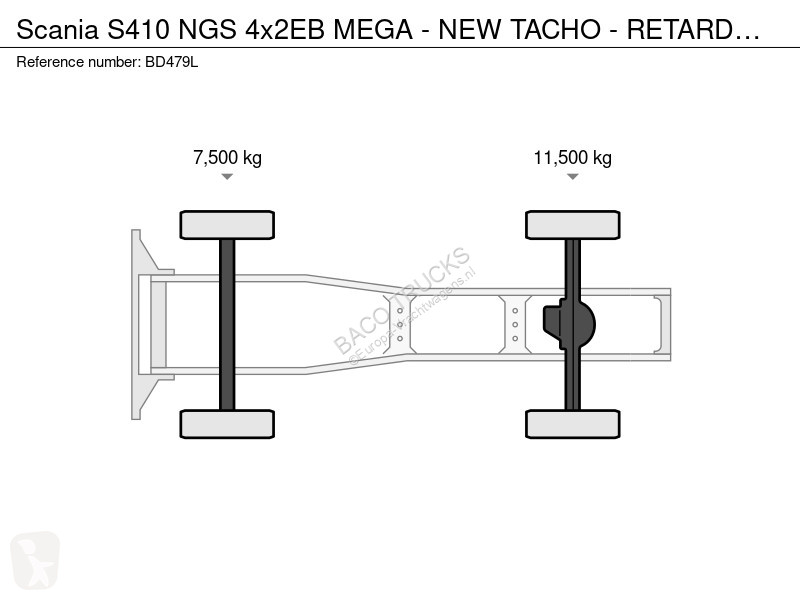 Trekker Scania S410 NGS 4x2EB MEGA - NEW TACHO...