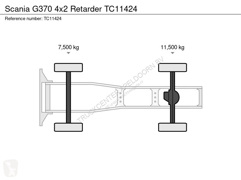 جرار Scania 370 4x2 Retarder