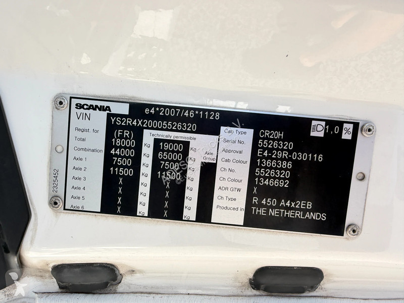 Tracteur Scania NGS Full spoilers, Retarder