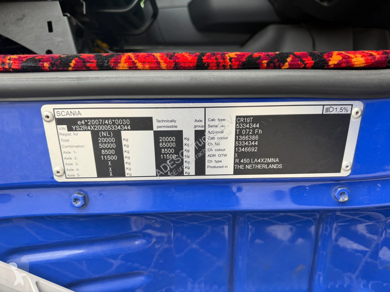 جرار Scania topline, retarder, APK tot 01-2027