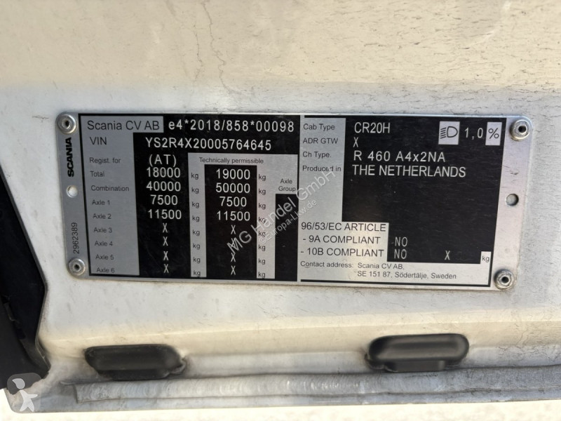 جرار Scania R460 , Retarder, E6,