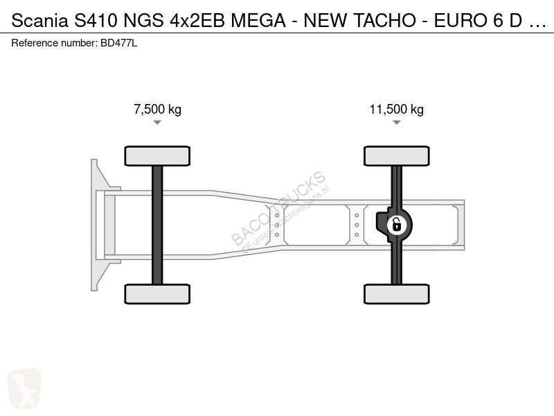Trekker Scania S410 NGS 4x2EB MEGA - NEW TACHO...