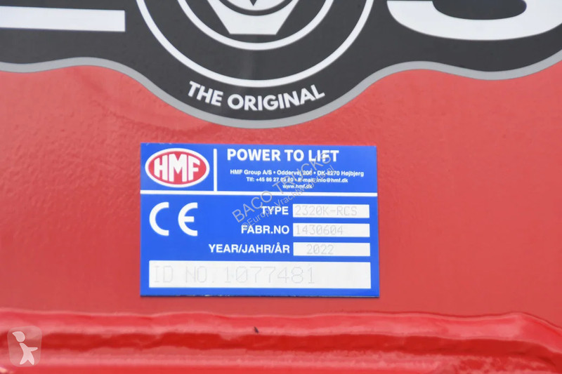Traktor Scania NGS 6x4 + HMF 2320K-RCS (8x) -...