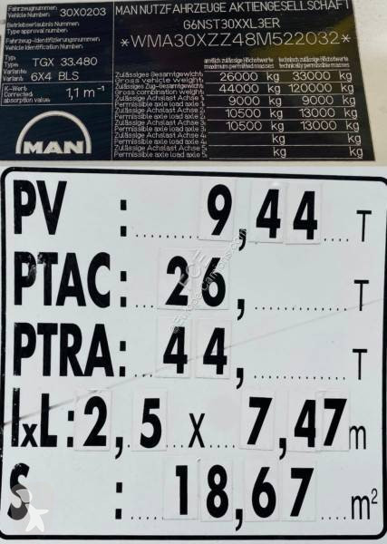 Tahač MAN 33.480