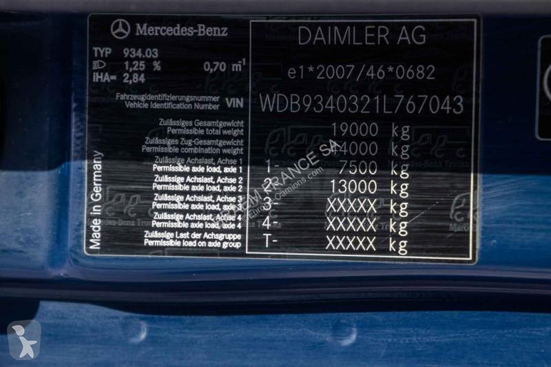 Tahač Mercedes ACTROS 1846 LS-MP3+HYDR.+ADR