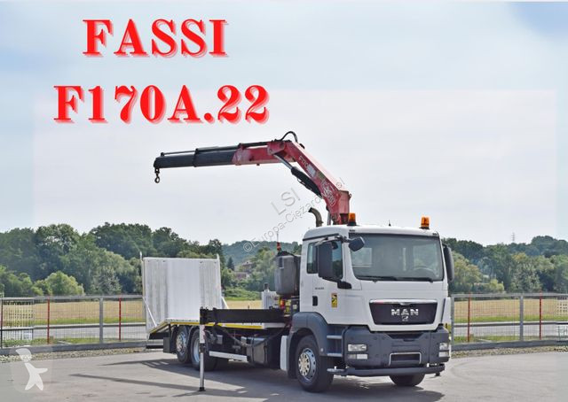Kamion MAN TGS * FASSI F170A.22 + FUNK* TOPZUSTAND