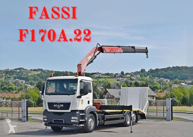 Camion MAN TGS * FASSI F170A.22 + FUNK* TOPZUSTAND