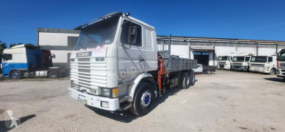 Camion Scania 113 M 360 with HIAB Crane