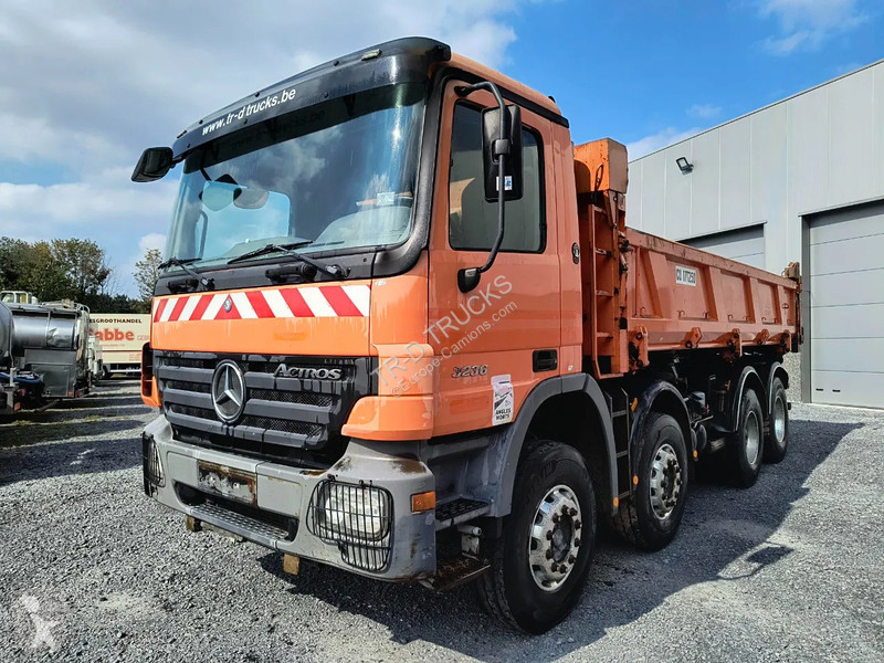 Camion Mercedes 3236 8X4 - 2 SIDE TIPPER/BI-BENNE