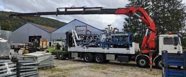 Camion grue ridelles MAN