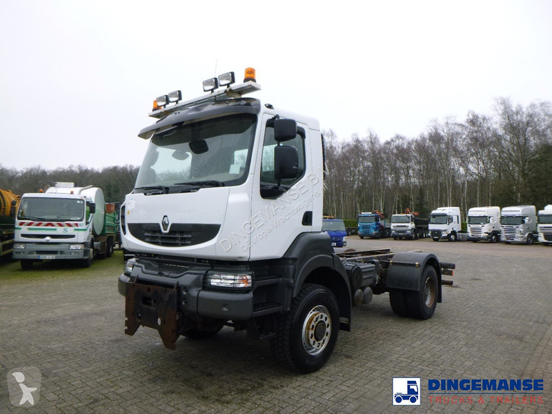 Camion Renault 380 DXI 4x4 Euro 5 chassis + PTO