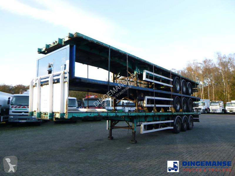 Vrachtwagen Stack - 3 x platform trailer 13.6...
