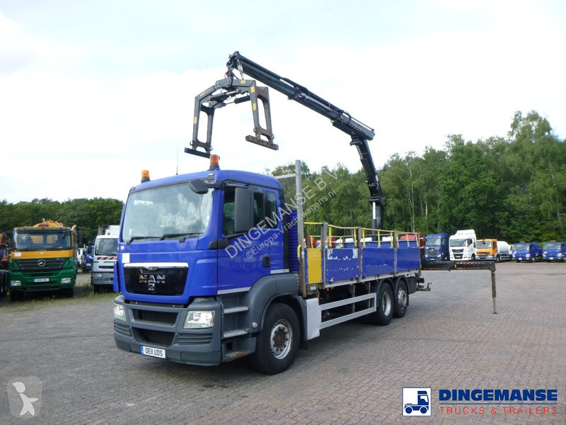 Camion MAN TGS 6x2 RHD + HMF 1420 K2