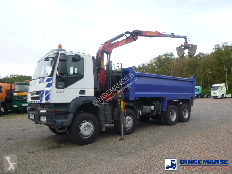 Vrachtwagen Iveco AD340T36 8x4 RHD tipper +...