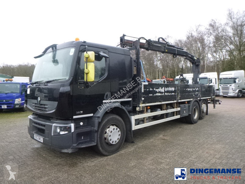 Kamion Renault 380 DXI 6x2 RHD + Hiab 122 B2 Duo