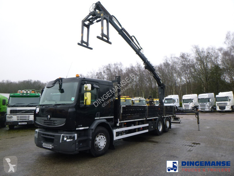 Kamion Renault 380 dxi 6x2 RHD + Hiab XS122 Duo