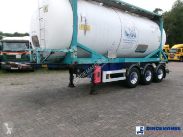 Camion Van Hool 3-axle container trailer + ADR