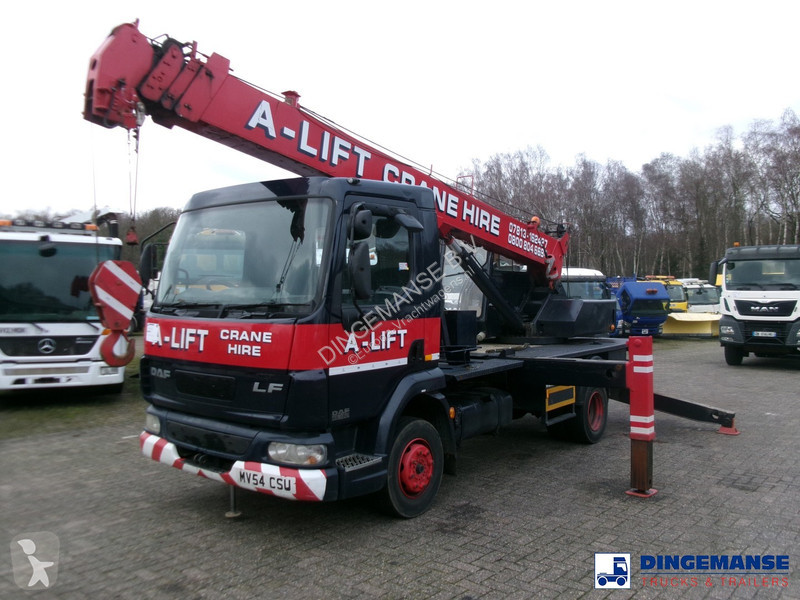 Camión DAF 45150 RHD Tadano TS-75 M crane 8 t