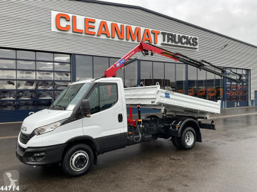 Camion Iveco Daily 72C18 HMF laadkraan 3,4 Tonmeter laadkraan + Meiller 3-zijdige kipper New & Unused!!