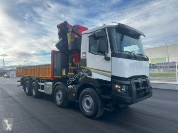 Camion grue ridelles Renault neuf