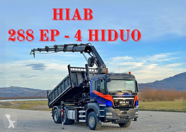 Camion MAN TGS * HIAB 288 EP - 4 HIDUO/ FUNK * 6x4