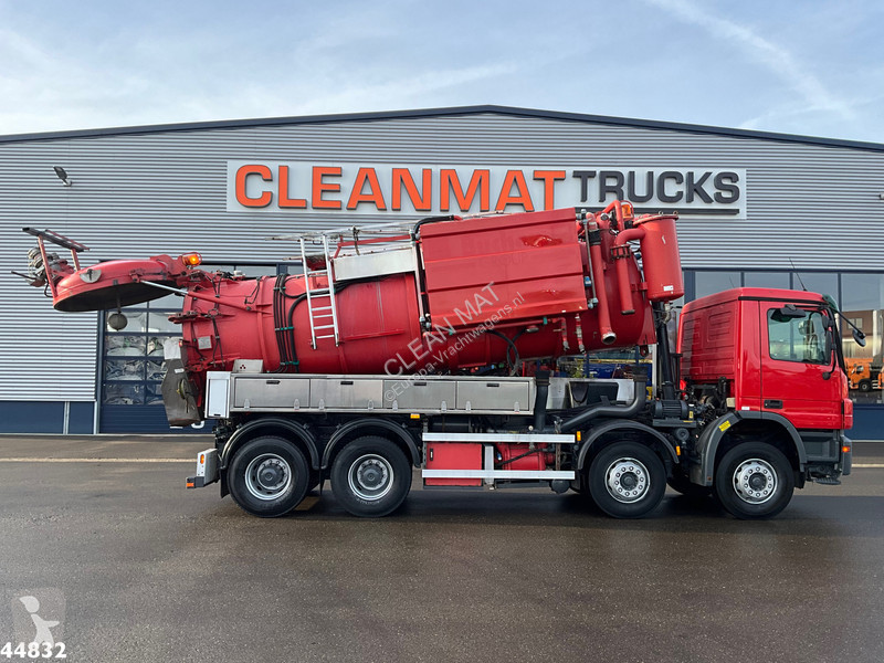 Camion Mercedes 4141 8x4 Kroll Saug/Spul aufbau