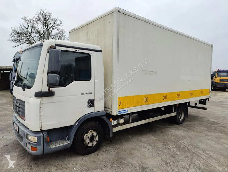 Camion MAN 8.180 4X2 BB Semi-tautliner + Box /...