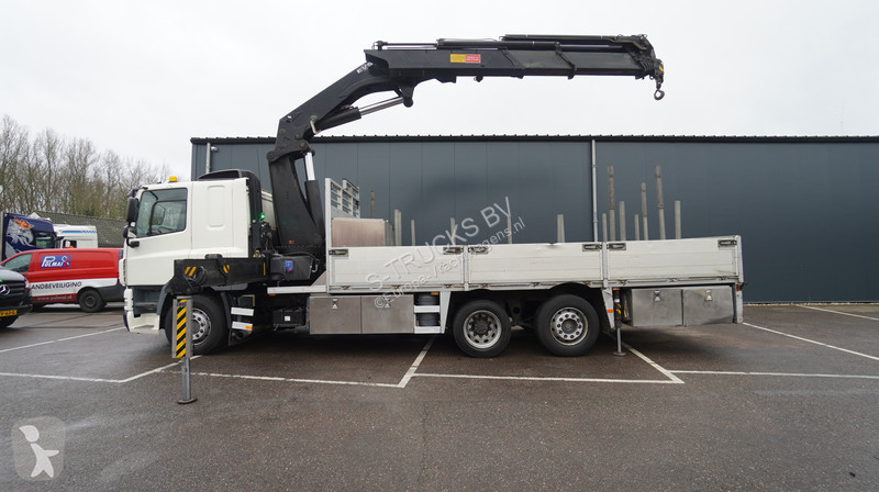Camion DAF 85360 6x2 OPEN BOX WITH HMF 4720 CRANE