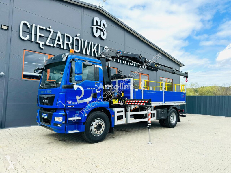 Kamion MAN MAN TGM 18.250 skrzyniowy z HDS /...