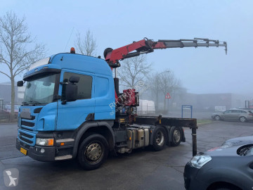 Camion grue Scania