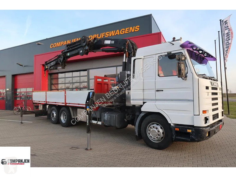 Camion Scania R143-420 V8 Hiab 330-5 - JIB 90