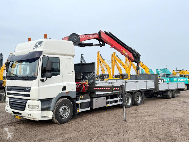 Kamion DAF 410 + 21m kran Fassi Crane 21ton/m +...