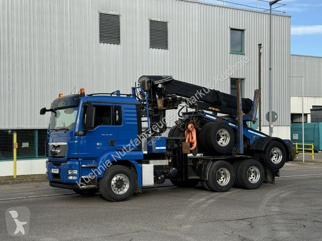 Camión MAN TGS 6x4 BB Langholz+DOLL M114...