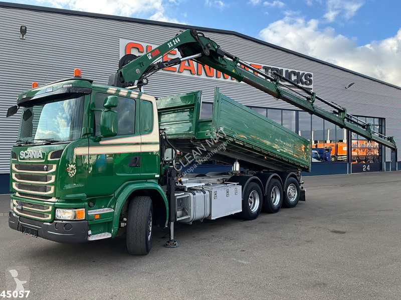 Camión Scania 490 8x4 Euro 6 Hiab 24 Tonmeter...