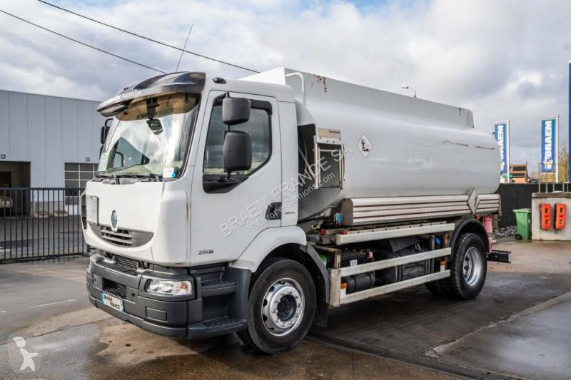 Camion Renault MIDLUM 280+TANK 12.500L/5 Comp.