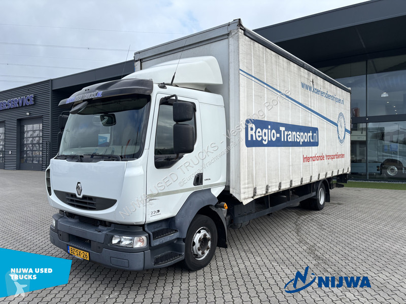 Camion Renault MIDLUM 220 4x2 Schuifzeil +...
