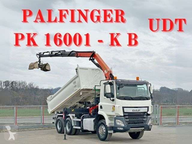 Camion DAF CF 410 * Kipper 4,90 m + PK 1 - K B...