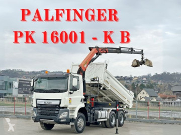 Camion DAF 1600 CF 410 * Kipper 4,90 m + PK 1 - K B * 6x4
