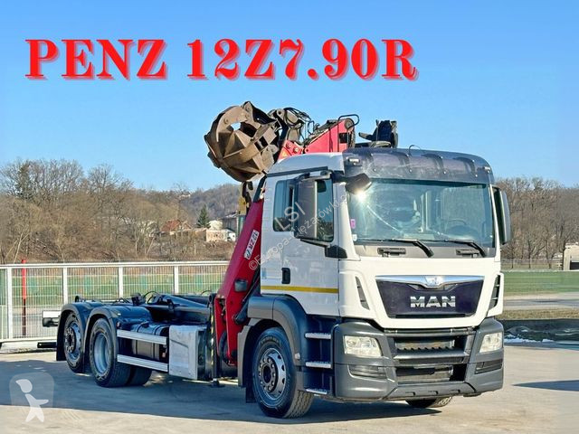 Camion MAN 26.400 Abrollkipper* PENZ 12Z7.90R* TOP