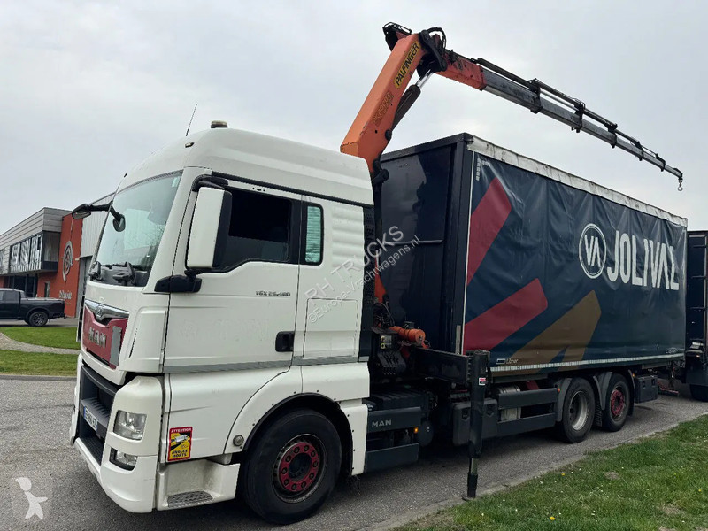 Lastbil MAN TGX 6X2 - EURO 6 + PALFINGER...