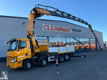 Camion Renault C 380 8x2 Euro 6 Effer 95 Tonmeter laadkraan + Fly-Jib Just 39.453 km!