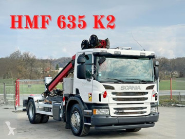 Camion grue Scania