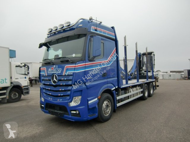 Camión Mercedes Actros 2653 6x4 Holz Palfinger...