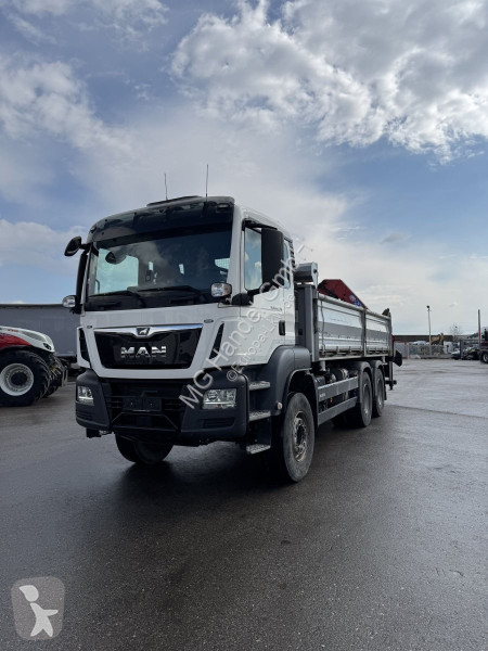 شاحنة MAN TGS 26.430 6x4 3-Seitenkipper, HMF...