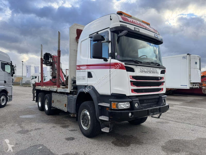 Camion Scania G490 6X6 Blatt-Blatt Penz Kran...