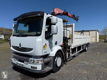 Camion grue ridelles Renault