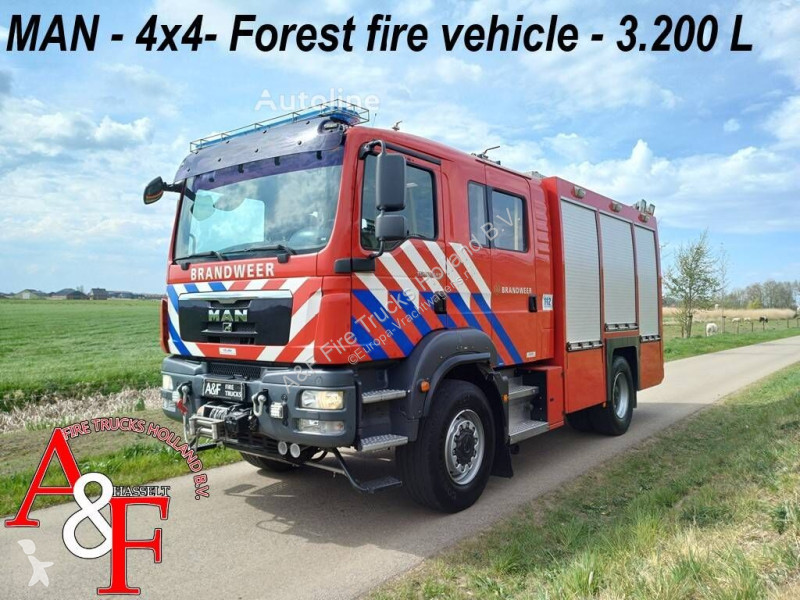 Kamion MAN TGM TGM 18.340 4X4 Brandweer,...